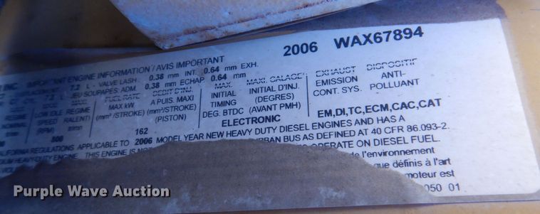 image for item DK2068 2008 Freightliner 310TS  school bus