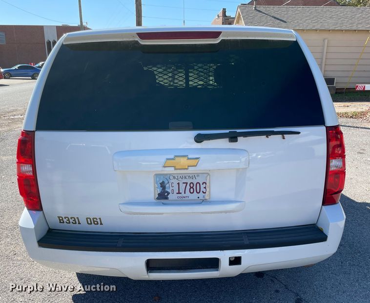 image for item DL0714 2012 Chevrolet Tahoe Police  SUV