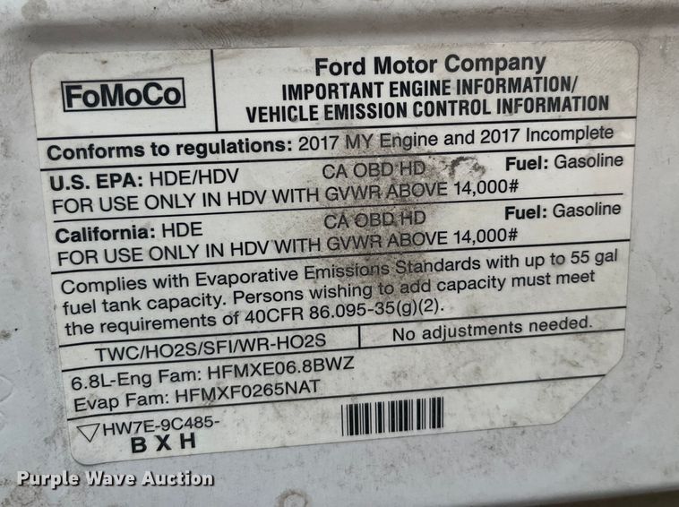 image for item DP0448 2017 Ford E450  ambulance