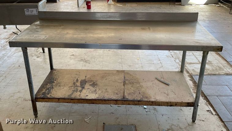 image for item DR2081 Stainless steel table