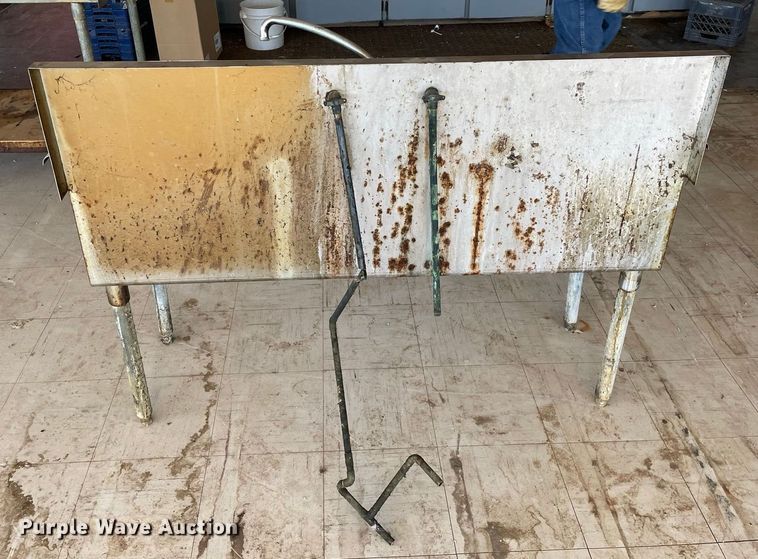 image for item DR2082 Three basin stainless steel sink