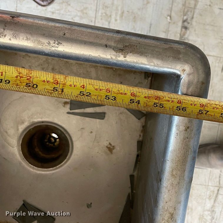 image for item DR2082 Three basin stainless steel sink