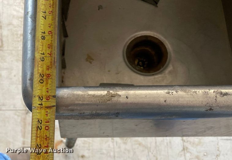 image for item DR2082 Three basin stainless steel sink