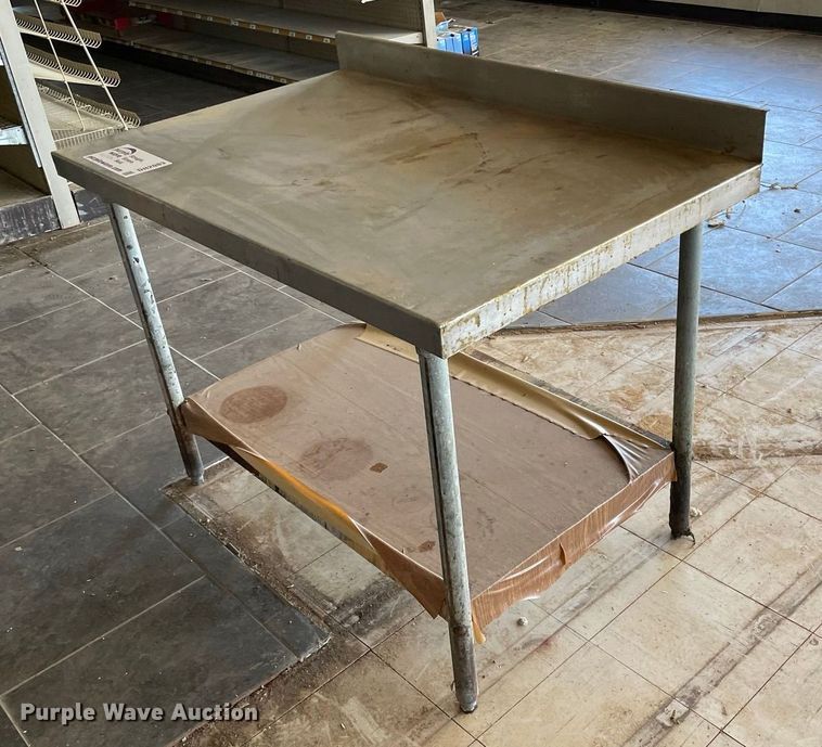 image for item DR2083 Stainless steel table