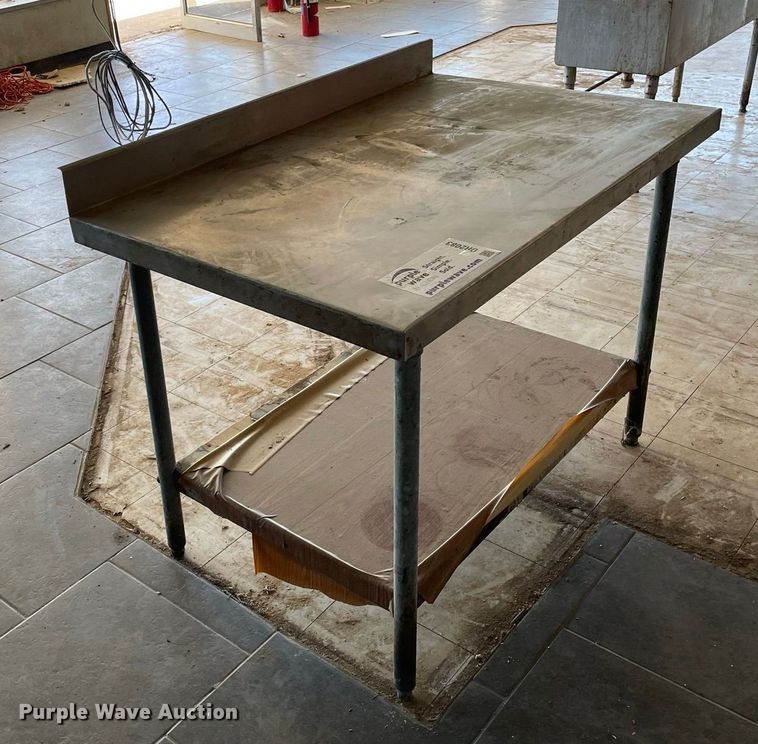 image for item DR2083 Stainless steel table