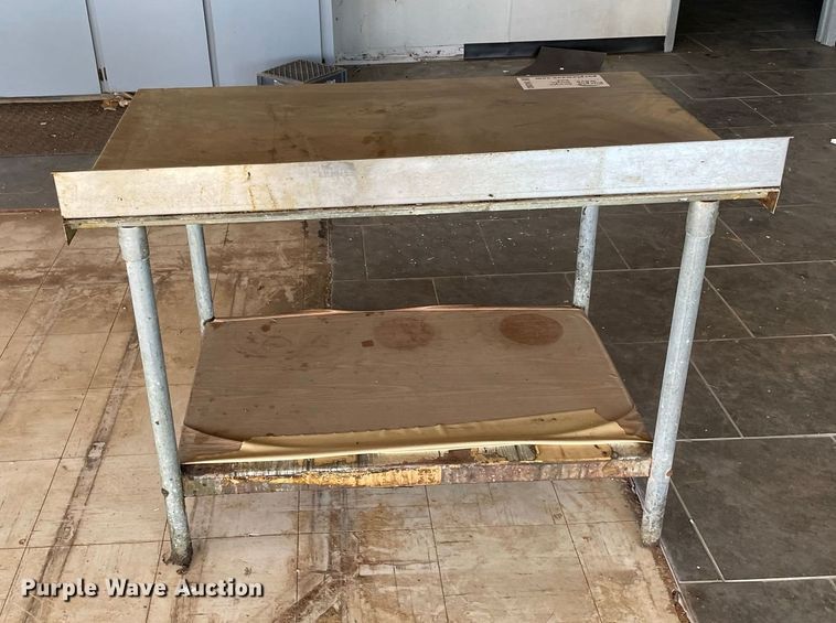 image for item DR2083 Stainless steel table