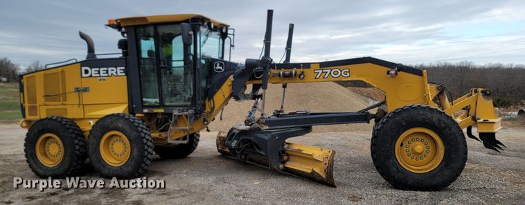 image for item DR3360 2012 John Deere 770G  motor grader