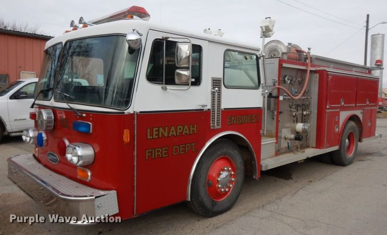 image for item HG9268 1983 Emergency One  pumper fire truck