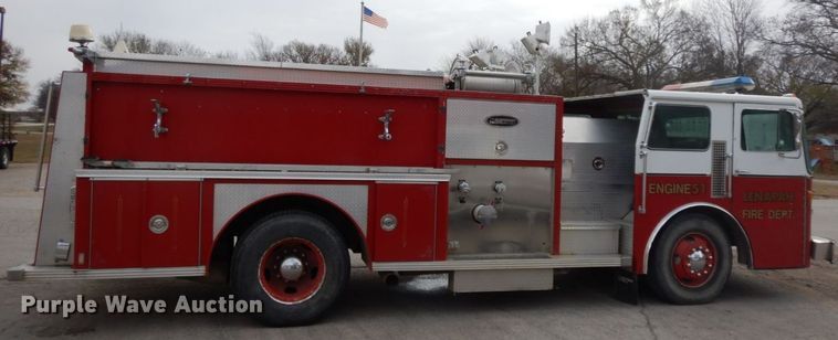 image for item HG9268 1983 Emergency One  pumper fire truck