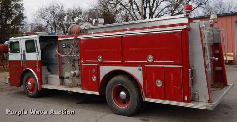 image for item HG9268 1983 Emergency One  pumper fire truck