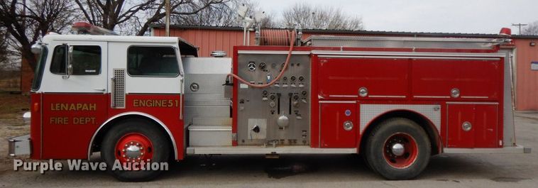 image for item HG9268 1983 Emergency One  pumper fire truck