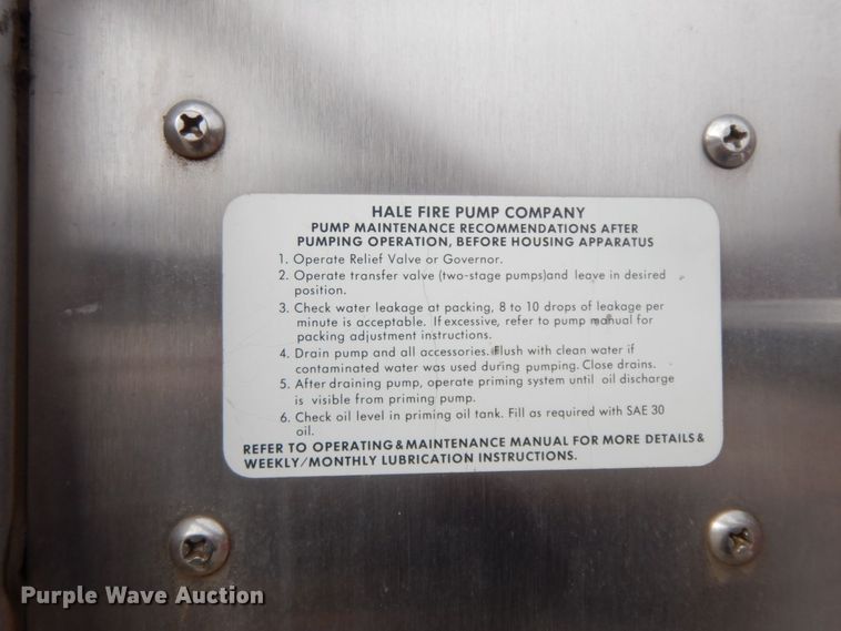 image for item HG9268 1983 Emergency One  pumper fire truck