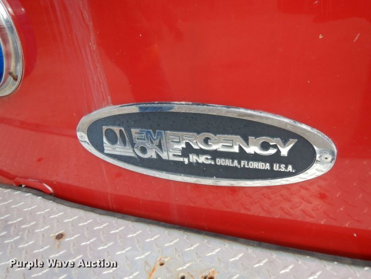 image for item HG9268 1983 Emergency One  pumper fire truck