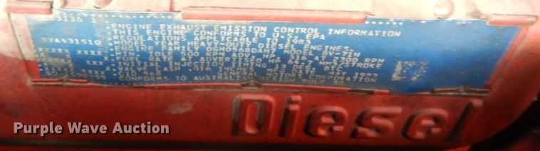 image for item HG9268 1983 Emergency One  pumper fire truck