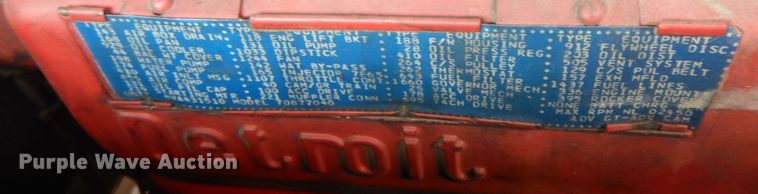 image for item HG9268 1983 Emergency One  pumper fire truck