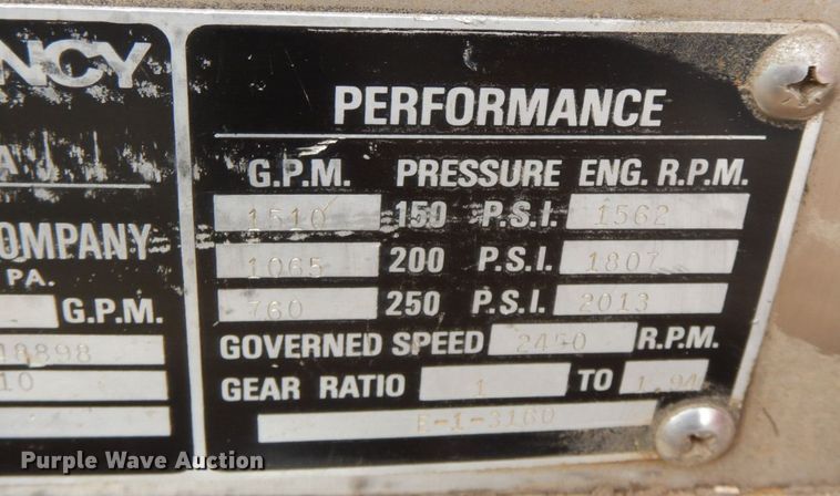 image for item HG9268 1983 Emergency One  pumper fire truck