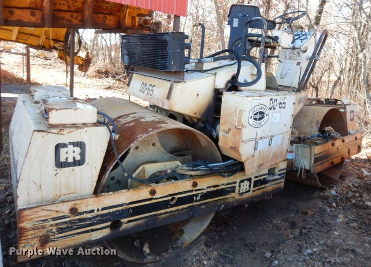 image for item HG9286 1989 Ingersoll Rand DD65  double drum vibratory roller