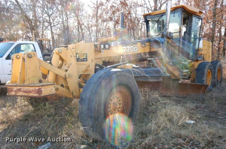 image for item HG9295 2008 John Deere 770D  motor grader