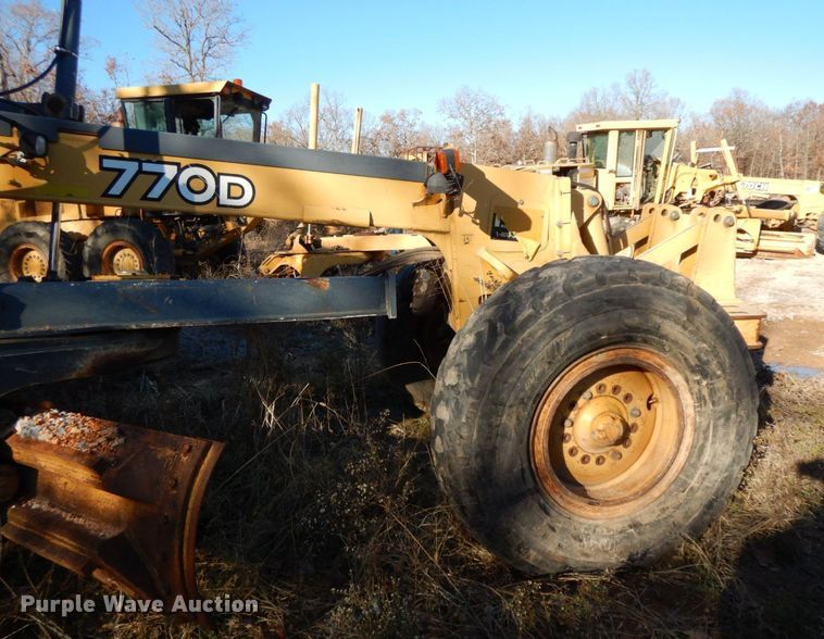 image for item HG9295 2008 John Deere 770D  motor grader