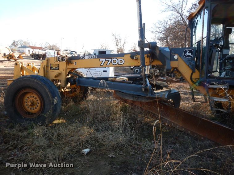 image for item HG9295 2008 John Deere 770D  motor grader