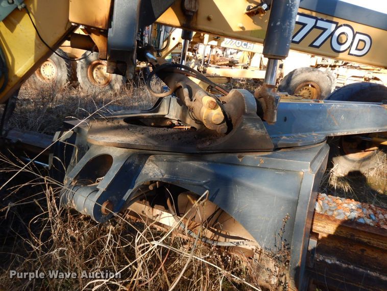 image for item HG9295 2008 John Deere 770D  motor grader
