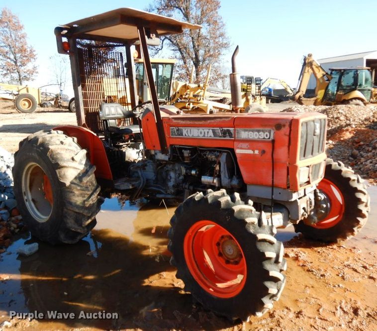 image for item HG9303 1986 Kubota M8030  MFWD tractor