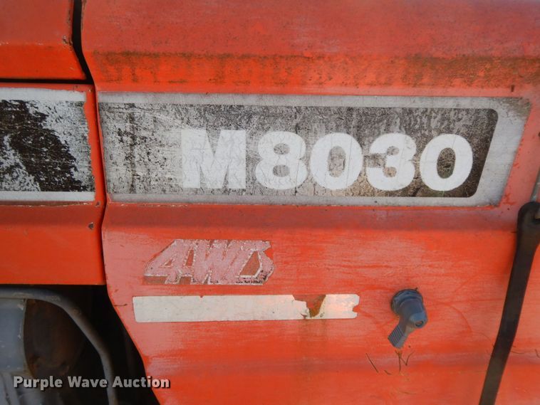 image for item HG9303 1986 Kubota M8030  MFWD tractor