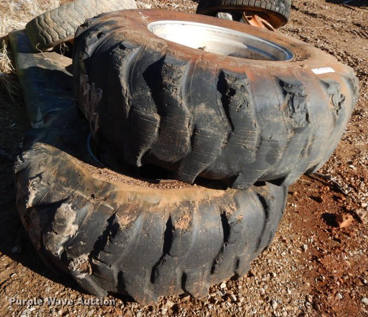 image for item HG9317 (2) 16.9-24 tires and wheels