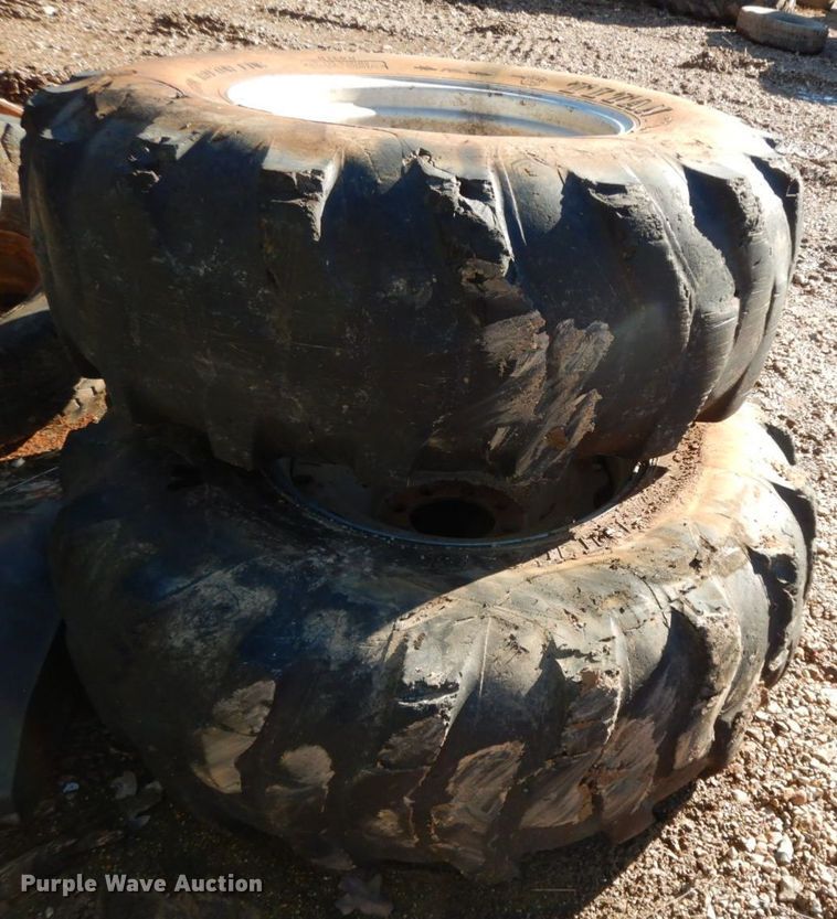 image for item HG9317 (2) 16.9-24 tires and wheels