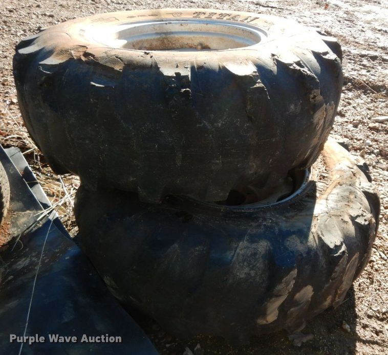 image for item HG9317 (2) 16.9-24 tires and wheels