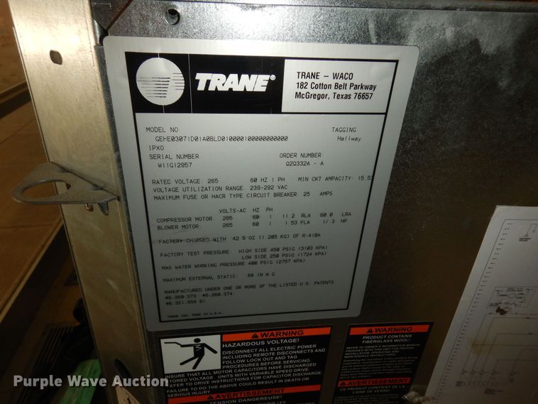 image for item IE9811 Trane  heat pumps