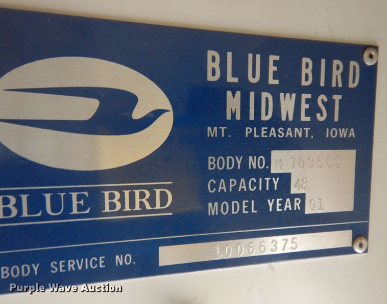 image for item IE9937 2001 International 3800  school bus