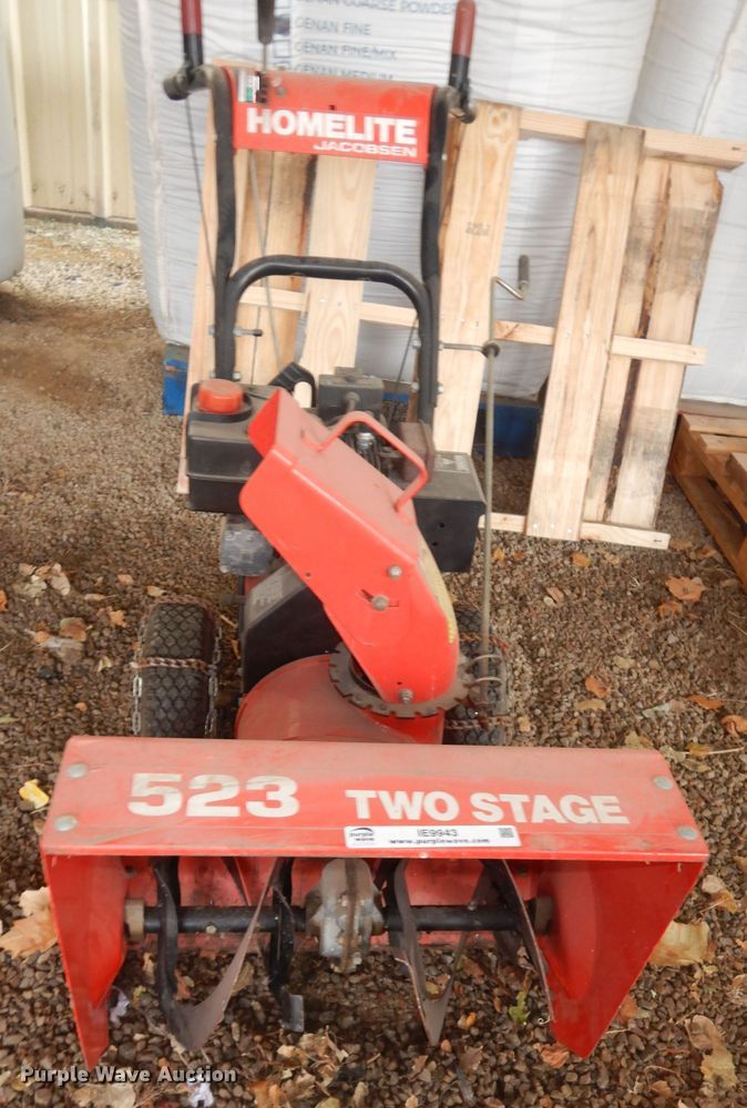 image for item IE9943 Homelite 523  snow blower