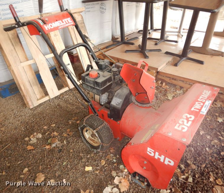 image for item IE9943 Homelite 523  snow blower