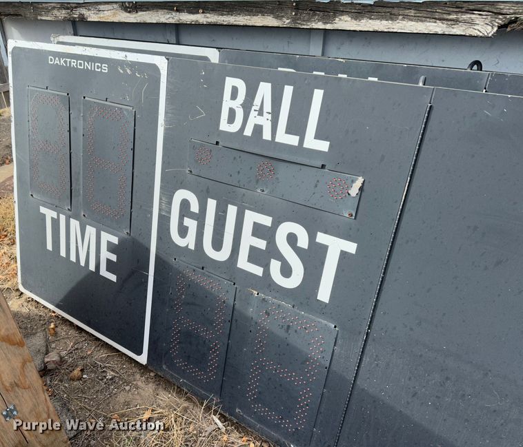 image for item JD9812 (2) Daktronics scoreboards