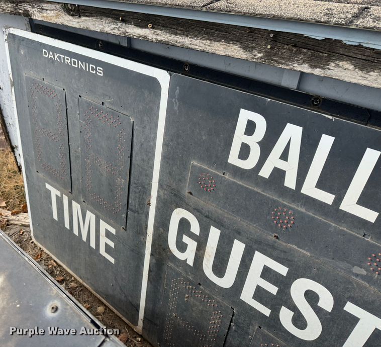 image for item JD9812 (2) Daktronics scoreboards