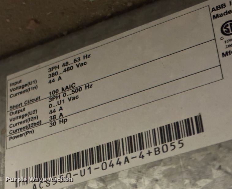 image for item JD9817 G&L Aquavar VFD irrigation controller