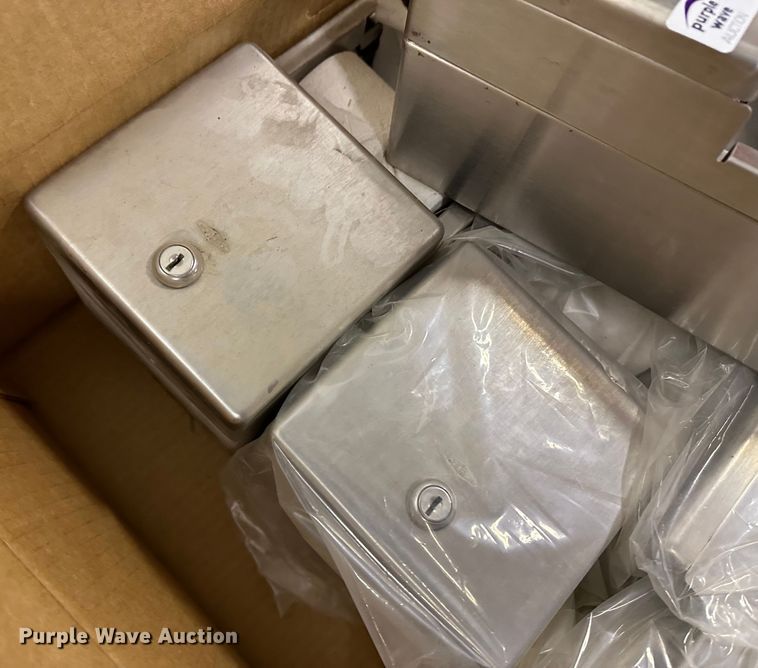 image for item JD9822 (7) stainless steel toilet paper dispensers