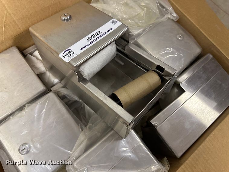 image for item JD9822 (7) stainless steel toilet paper dispensers
