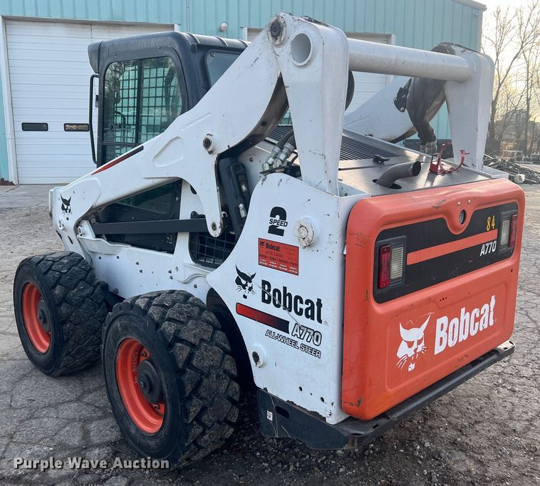 image for item JU9792 2012 Bobcat A770  skid steer loader
