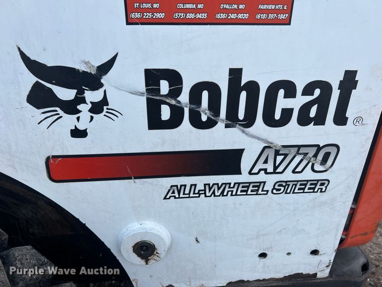 image for item JU9792 2012 Bobcat A770  skid steer loader