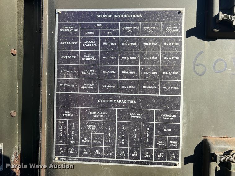 image for item JU9794 2012 Fermont MEP006A  generator