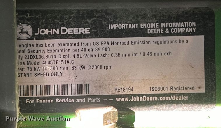 image for item JU9795 2008 Am General MEP-805B  generator
