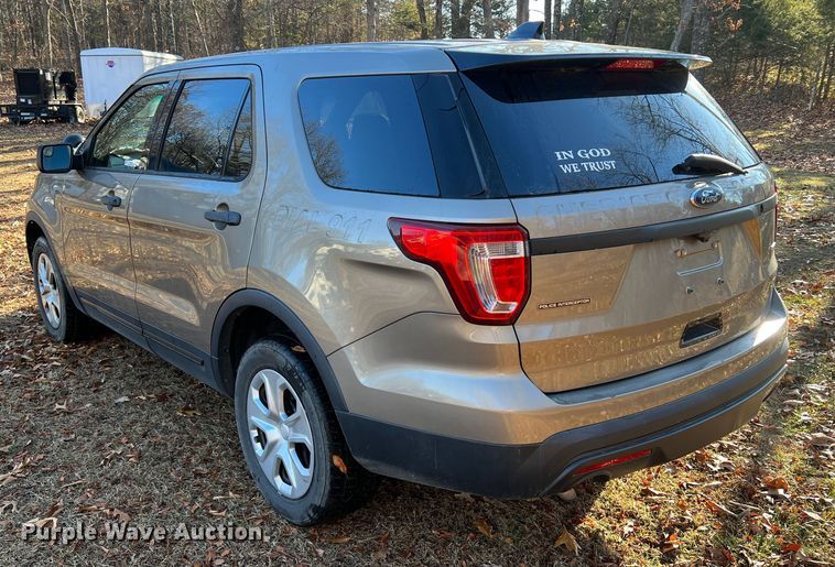 image for item JU9796 2017 Ford Explorer Police Interceptor  SUV