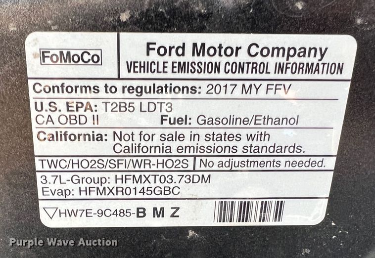 image for item JU9796 2017 Ford Explorer Police Interceptor  SUV