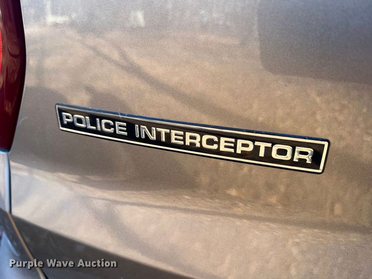 image for item JU9796 2017 Ford Explorer Police Interceptor  SUV