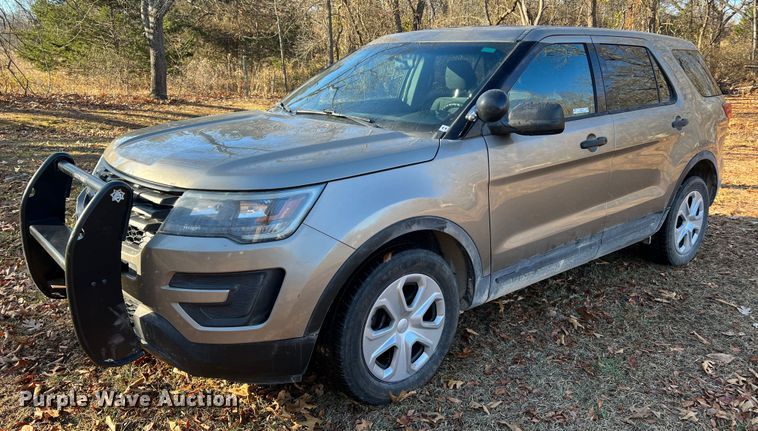 image for item JU9797 2017 Ford Explorer Police Interceptor  SUV