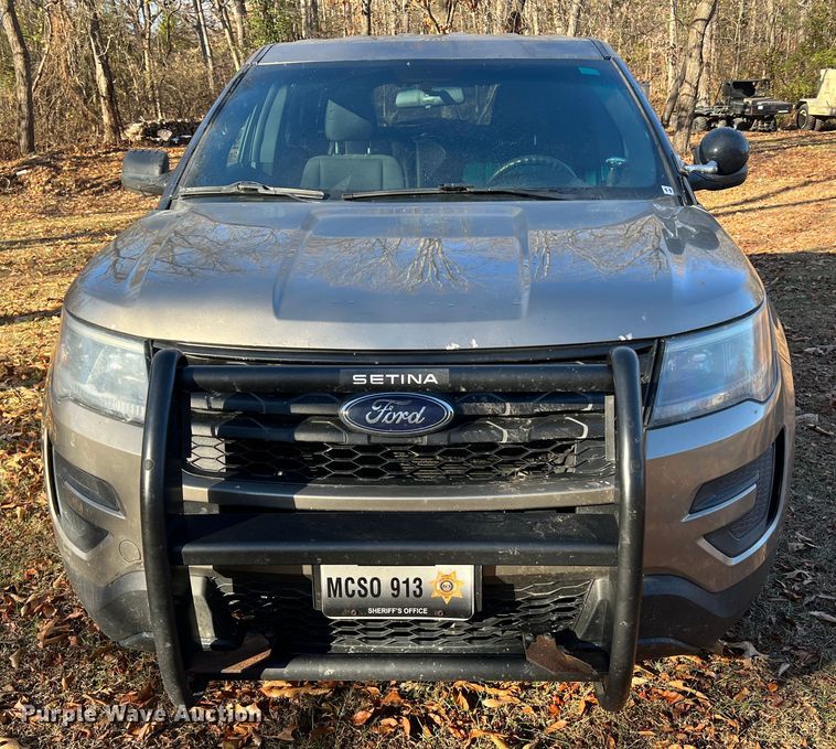 image for item JU9797 2017 Ford Explorer Police Interceptor  SUV