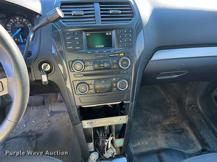 image for item JU9797 2017 Ford Explorer Police Interceptor  SUV