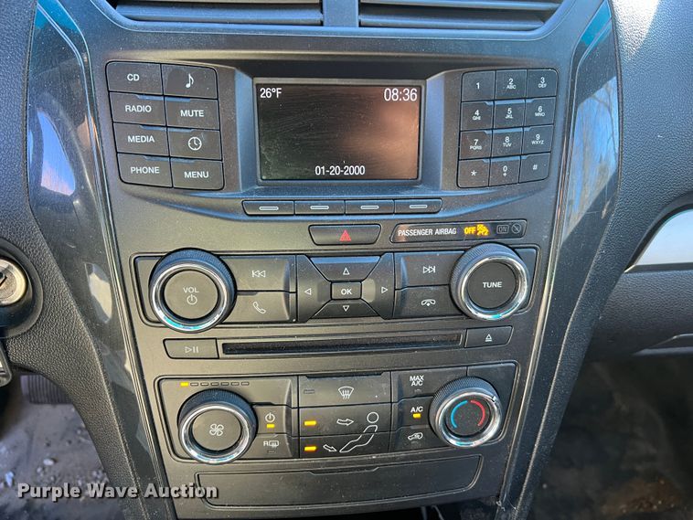 image for item JU9797 2017 Ford Explorer Police Interceptor  SUV